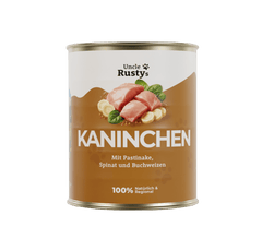 Kaninchen mit Pastinake, Spinat und Buchweizen